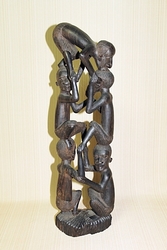 23-58   오리지널  아프리카 흑단나무 조각품   