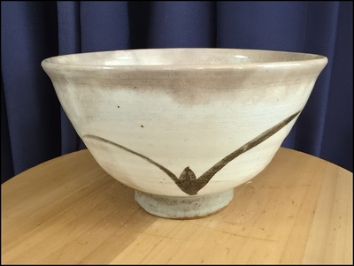 [백산 김정옥]  대형 분청 퇴수기(22.5cm)      차--7