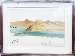 [남정 박노수]  산수화     두-12