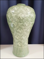 [해강 유근형]  대형 청자매병 (44cm)     그-14 