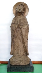 무형문화재 [목아 박찬수]   대형 브론즈 작품 (어머니 105cm)      수207     