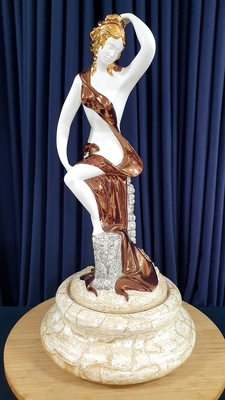 이태리産  대형 조각품 (포슬린 86cm)  