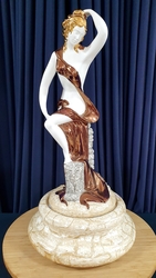 이태리産  대형 조각품 (포슬린 86cm)  