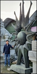 대한민국 을 대표하는 조각가 [최기원]  대형작품       